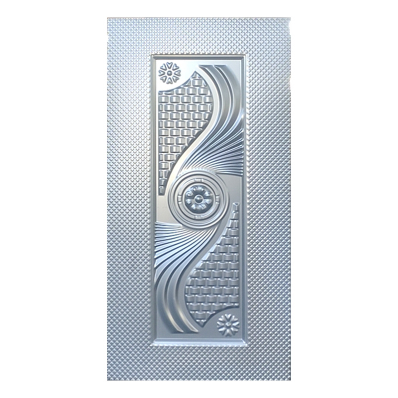 Rivestimento porta in acciaio con disegno in rilievo laminato a freddo S5